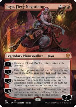 Jaya, Fiery Negotiator (Borderless) - Dominaria United - Magic