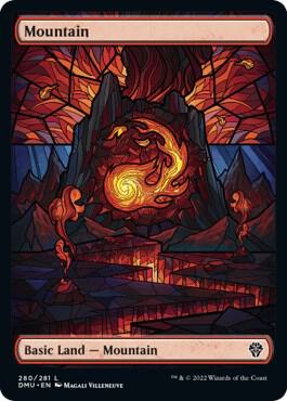 Mountain (Showcase) - Dominaria United - Magic: The Gathering