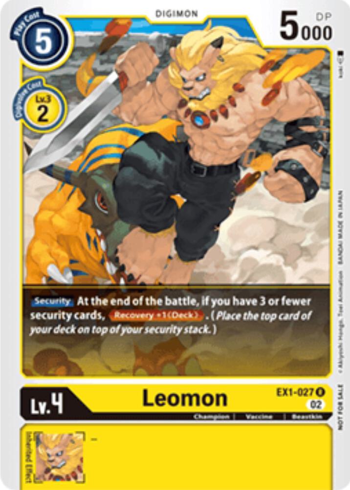 Leomon (X Record Pre-Release Tournament) - X Record Pre-Release
