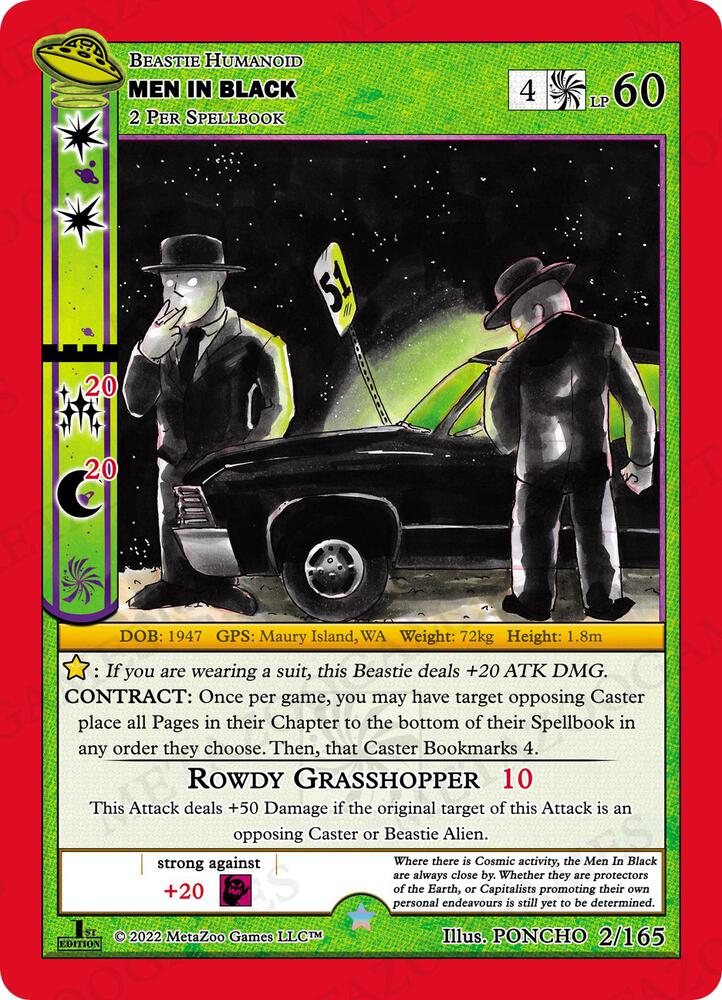 Van Meter Visitor 4/165 MetaZoo: UFO 1st Edition – Full Holo Foil Gold Rare – NM/Mint