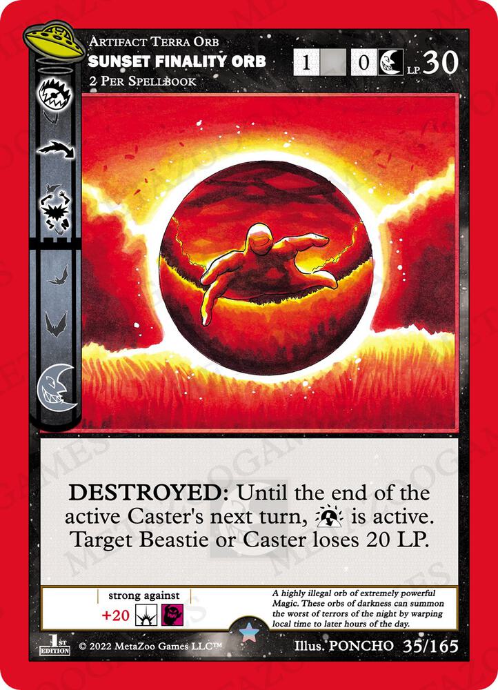 Sunset Finality Orb