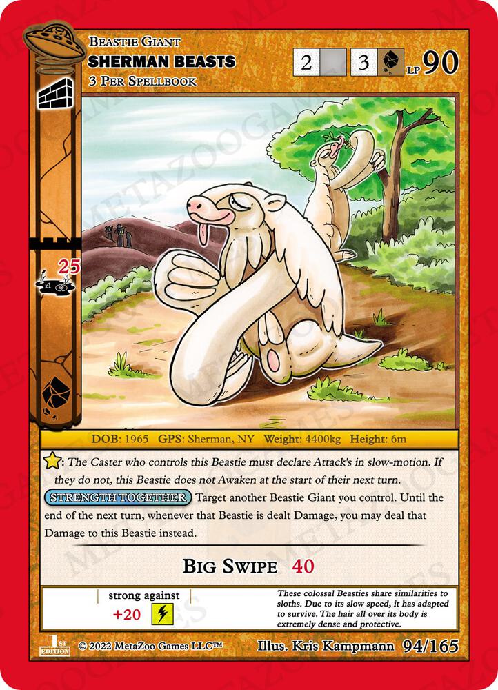 Sherman Beasts - UFO: First Edition - MetaZoo - TCGplayer.com