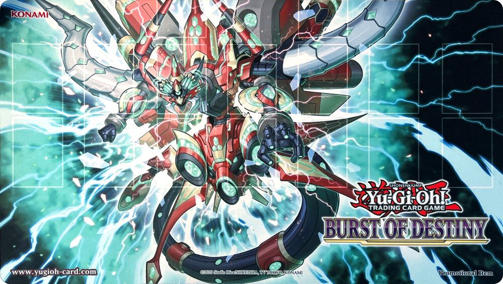 Yu-Gi-Oh! Burst of Destiny Sneak Peek Playmat - Konami Playmats - Playmats  - TCGplayer.com