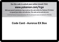 Code Card - Aurorus EX Box from XY - BREAKthrough Pokemon card image