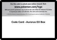 aurorus ex pokemon card value TCG: Pokemon Box Exclusive promo Aurorus Aurorus EX by Metoro on