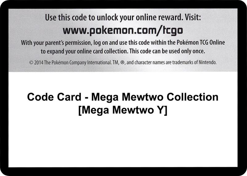 Code Card - Mega Mewtwo Collection [Mega Mewtwo Y]  from XY - BREAKthrough