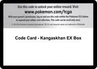 Code Card - Kangaskhan EX Box · XY - Evolutions · #— · Normal