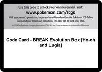 Code Card - BREAK Evolution Box [Ho-oh and Lugia] - XY - Fates Collide -  Pokemon - TCGplayer.com