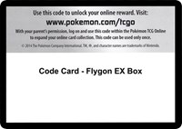 Code Card - Flygon EX Box from XY - Primal Clash Pokemon card image