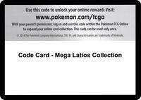 Code Card - Mega Latios Collection · XY - Roaring Skies · #— · Normal