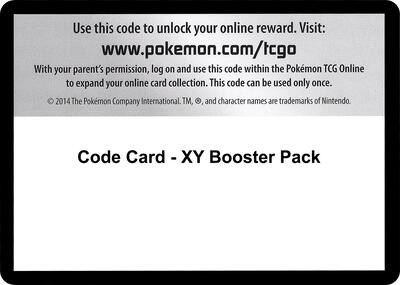 Code Card - XY Booster Pack