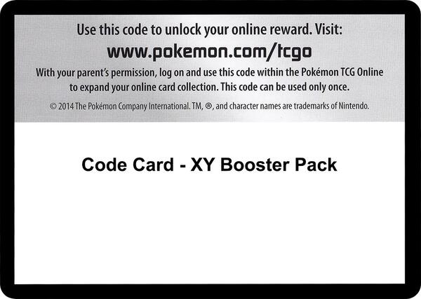Code Card - XY Booster Pack