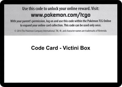 Code Card - Victini Box