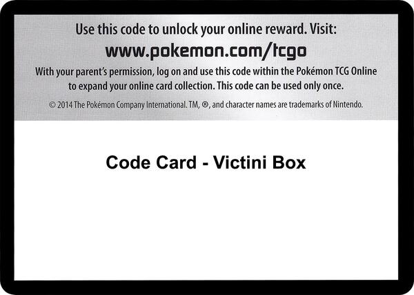 Code Card - Victini Box