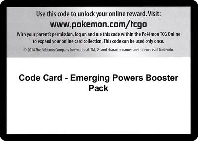 Code Card - Emerging Powers Booster Pack