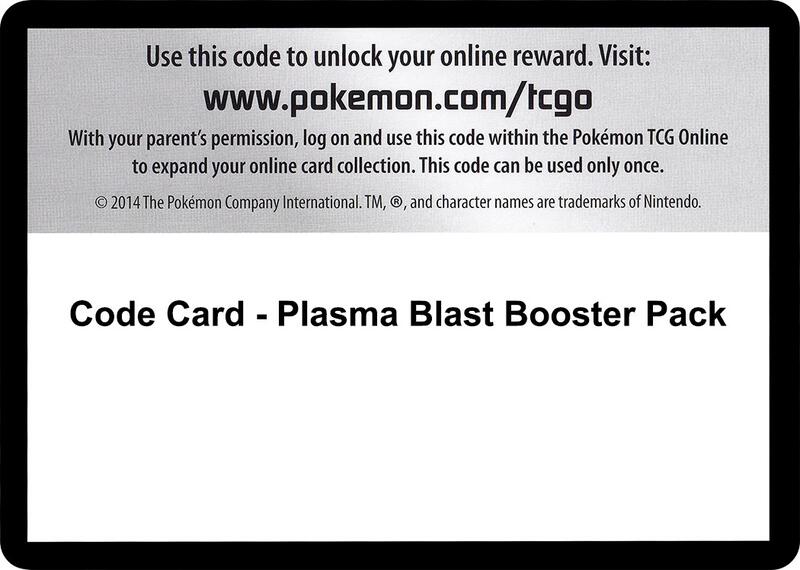 Code Card - Plasma Blast Booster Pack  from Plasma Blast