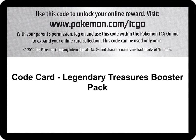 Code Card - Legendary Treasures Booster Pack  from Legendary Treasures