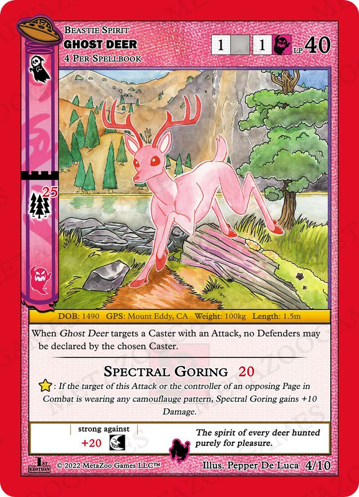 Ghost Deer - UFO: First Edition Release Event Deck - MetaZoo - TCGplayer.com