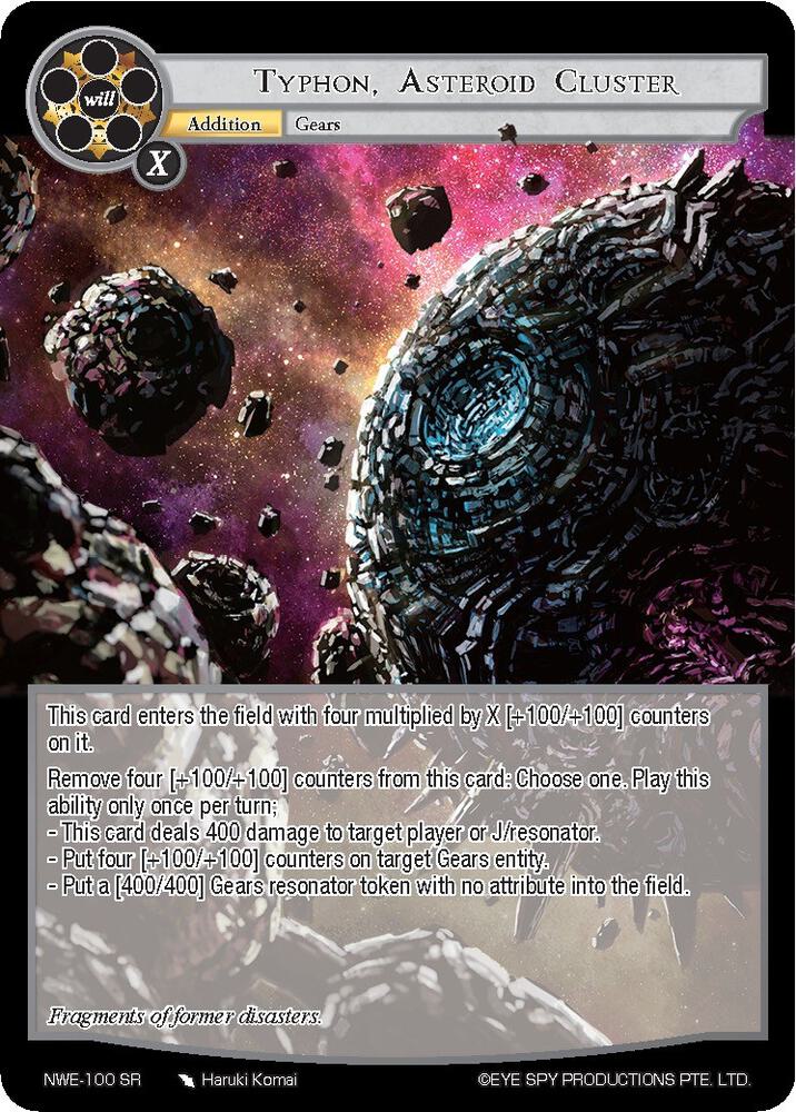 Typhon, Asteroid Cluster