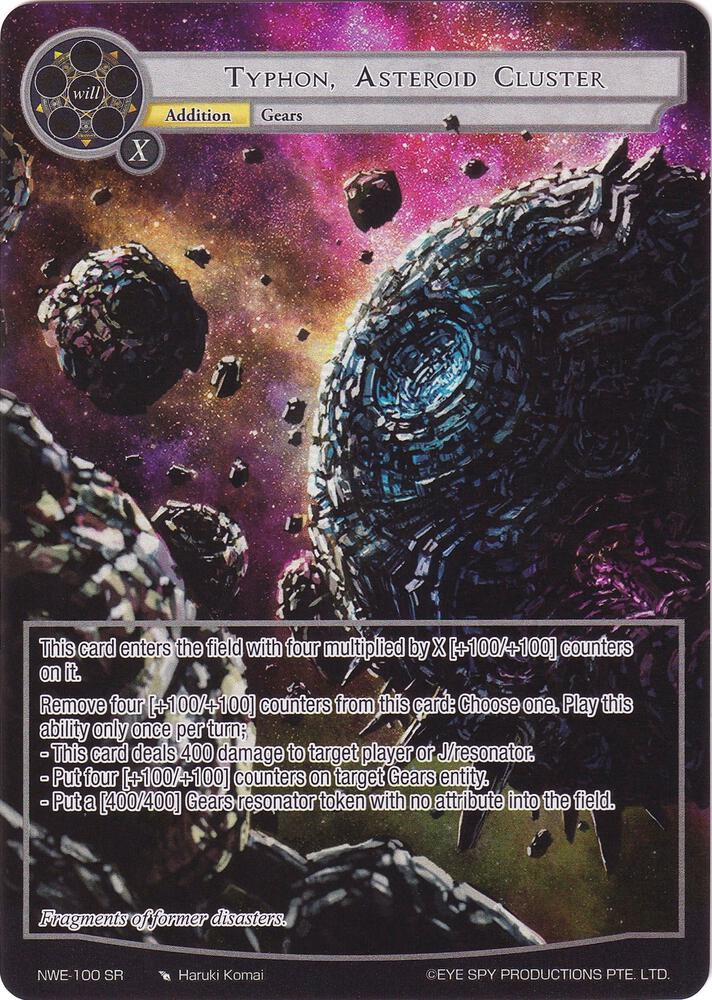 Typhon, Asteroid Cluster (Full Art)