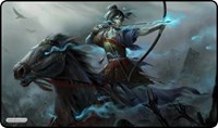 GamerMats Playmat - Zombie Archer (Premium White Stitched) · GamerMats Playmats