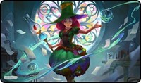 GamerMats Playmat - Young Alchemist (Premium Black Stitched) · GamerMats Playmats