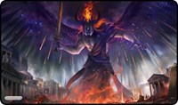 GamerMats Playmat - Wrath of Death (Premium Black Stitched) · GamerMats Playmats