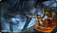 GamerMats Playmat - Raiding Party (Premium Black Stitched) · GamerMats Playmats