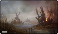 GamerMats Playmat - Magic Swamp (Premium Black Stitched) · GamerMats Playmats