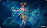 GamerMats Playmat - Lights (Premium White Stitched) · GamerMats Playmats