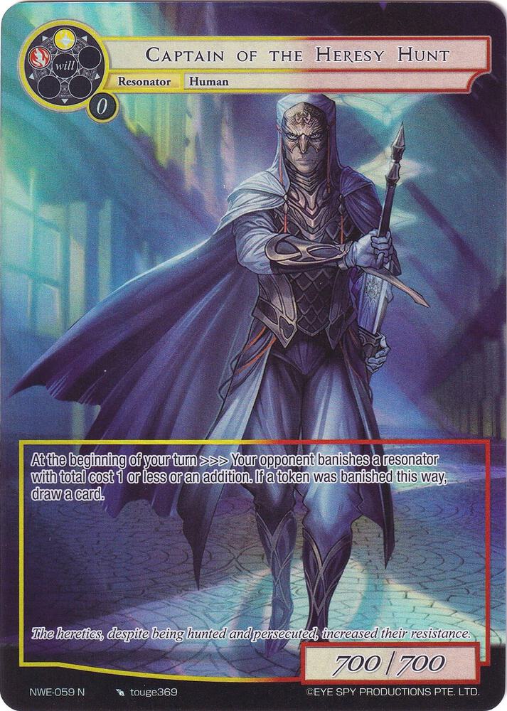 Captain of the Heresy Hunt (Full Art)
