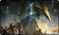 GamerMats Playmat - Egyptian Dragon (Premium Black Stitched) · GamerMats Playmats