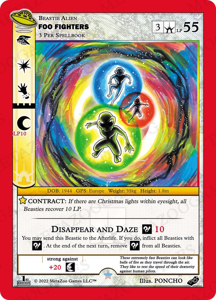 Foo Fighters (UFO: First Edition Blister Promo)