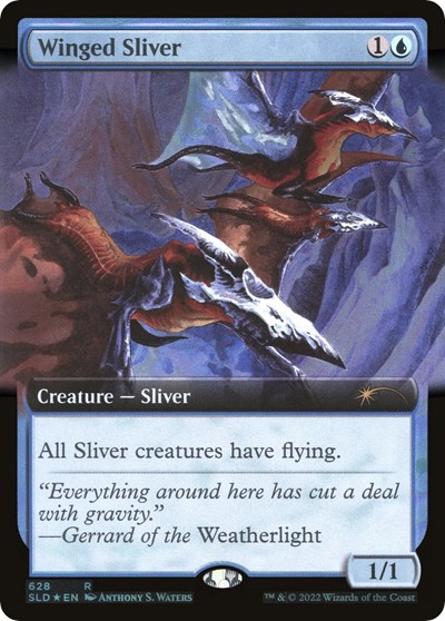 Winged Sliver Extended Art