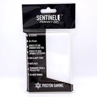 Procyon Gaming Card Sleeves Sentinel Perfect Fit Sleeves - Clear (60-Pack)