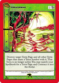 Terraforming - MetaZoo UFO: First Edition Tribal Theme Decks trading card