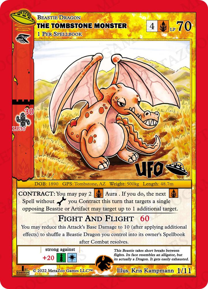 The Tombstone Monster - UFO: First Edition Tribal Theme Decks
