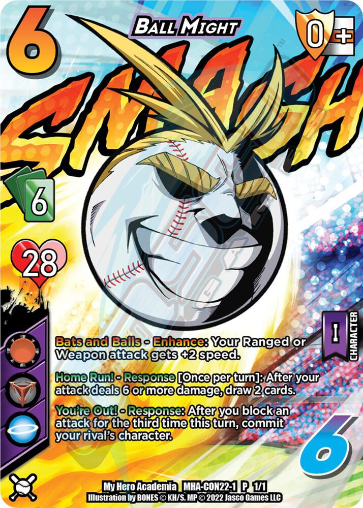 Ball Might (Anime Expo 2022) - UniVersus: My Hero Academia Promo Cards - UniVersus - TCGplayer.com Ball Might (Anime Expo 2022) - UniVersus: My Hero Academia Promo Cards - UniVersus - TCGplayer.com