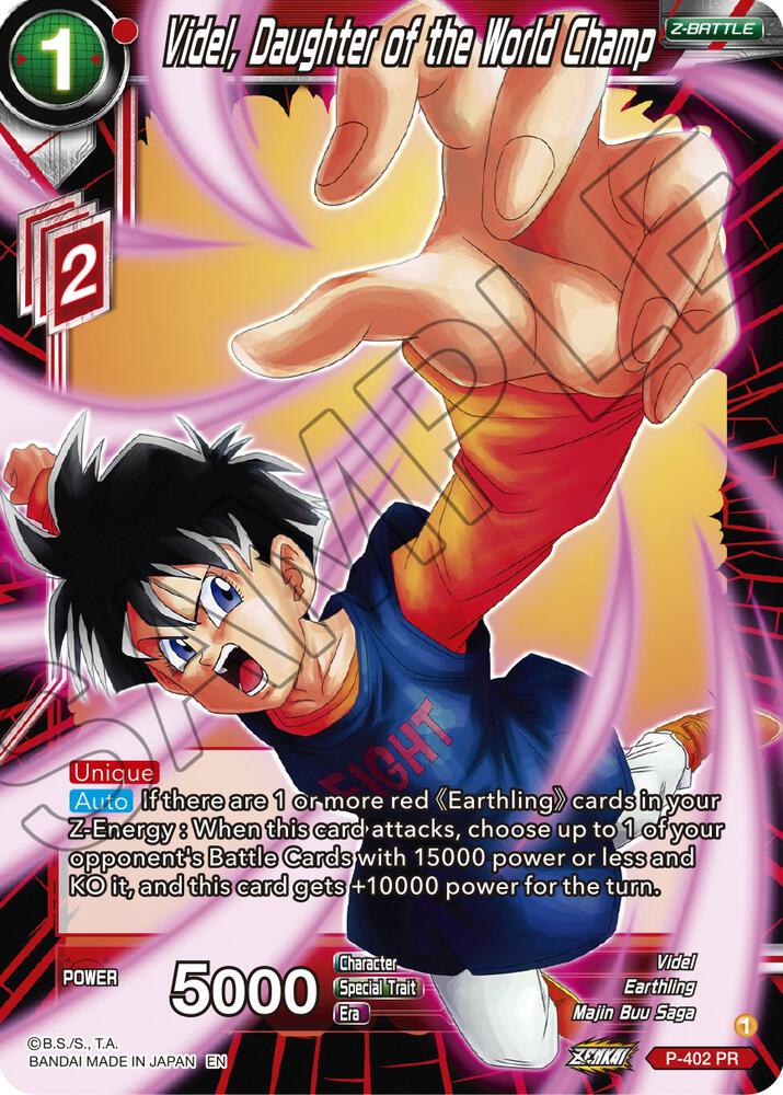 Videl, Daughter of the World Champ #P-402 — Promotion Cards