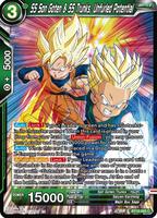 希少ドラゴンボールZ ZEPカード SON GOTEN & TRUNKS SS Son Goten & SS Trunks, Unfurled Potential - Dawn of the Z