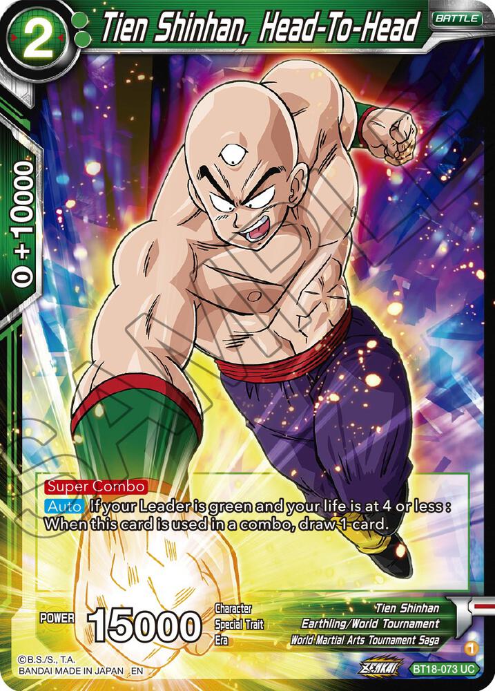 Tien Shinhan, Head-To-Head - Dawn of the Z-Legends - Dragon Ball