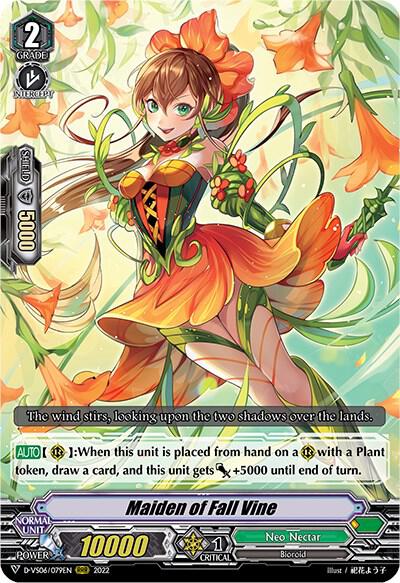 Maiden of Fall Vine Price & Card Details — D-VS06: V Clan