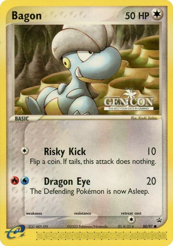 Bagon - 50/97 (Gen Con 2004 Promo) 50/97 from Nintendo Promos