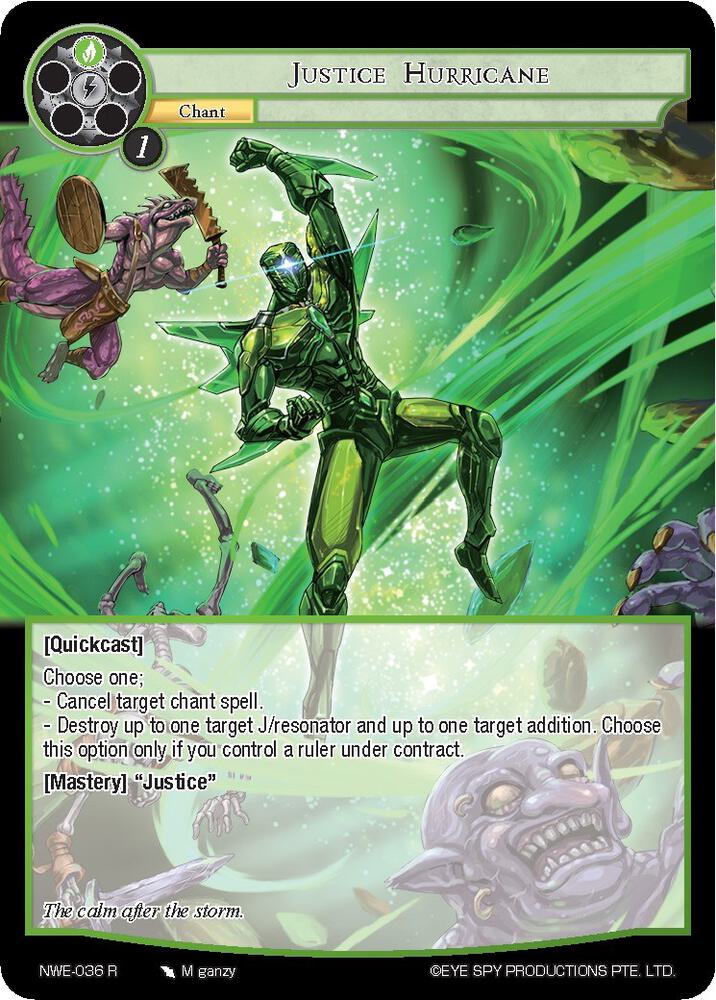 Justice Hurricane