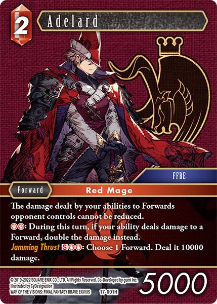 FFTCG アデル Adelard - Rebellion's Call - Final Fantasy TCG - TCGplayer.com