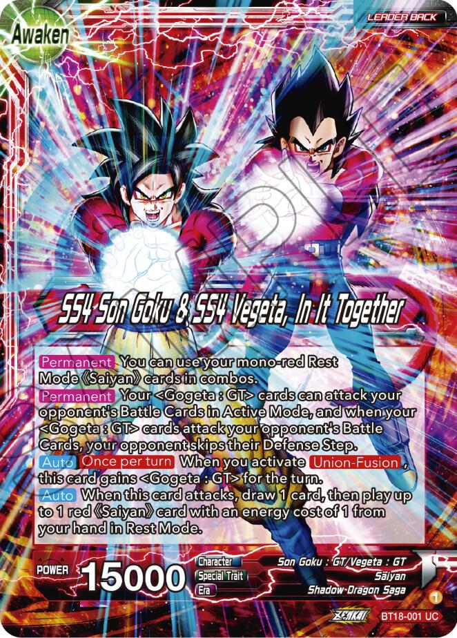 Son Goku & Vegeta // SS4 Son Goku & SS4 Vegeta, In It