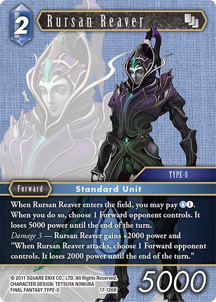 Rursan Reaver - Rebellion's Call - Final Fantasy TCG - TCGplayer.com
