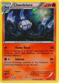 Chandelure - 20/99 (Cracked Ice Holo)