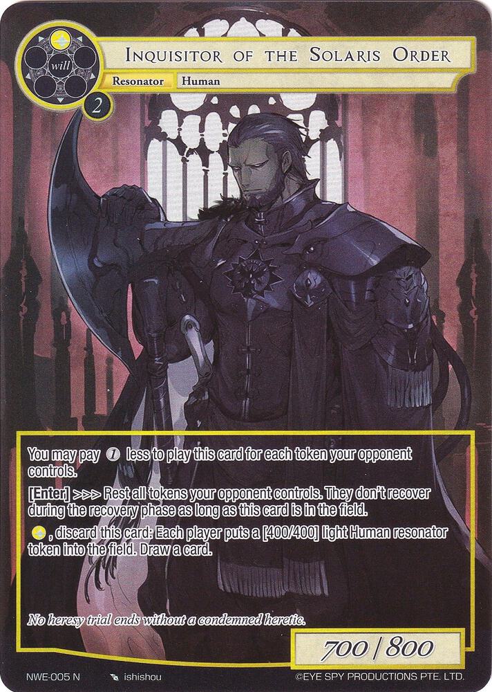 Inquisitor of the Solaris Order (Full Art)