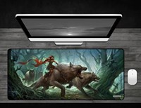 Dark Red Riding Hood - Deskmat · GamerMats Playmats